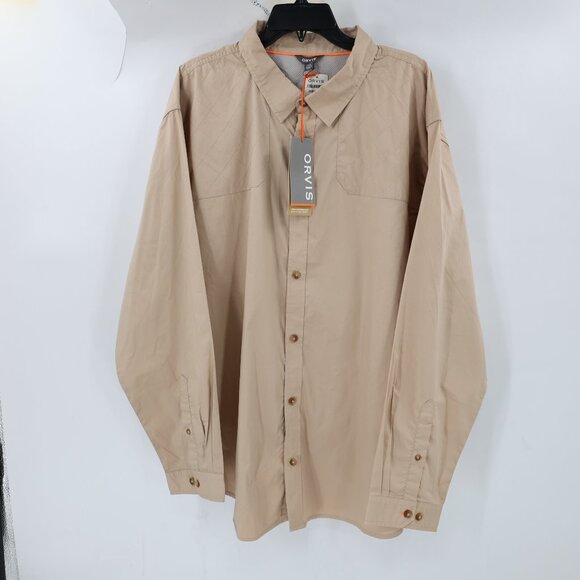 Orvis Other - NWT Orvis Shirt Mens 3XL Featherweight Shooting quilted shoulder Cotton Blend